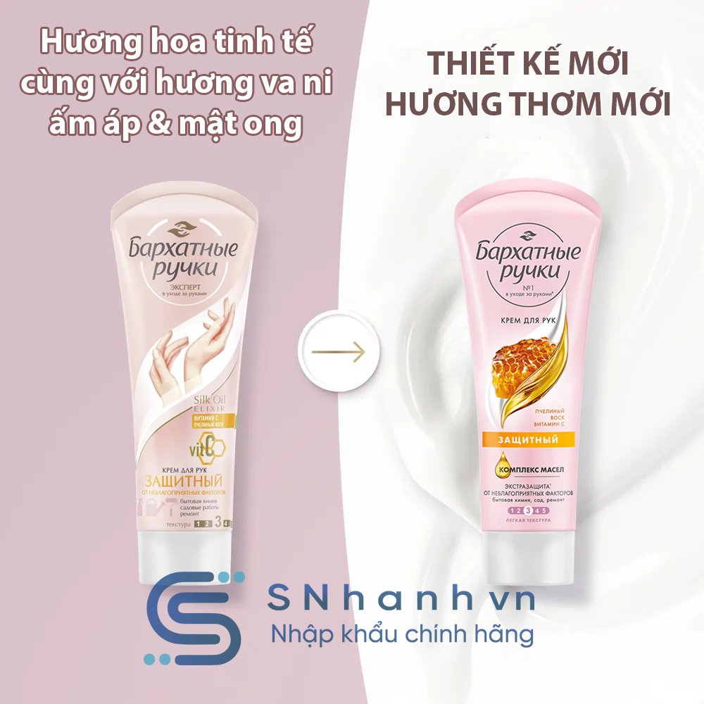 Kem dưỡng tay Silky Hands Nga , Tuýp 80ml