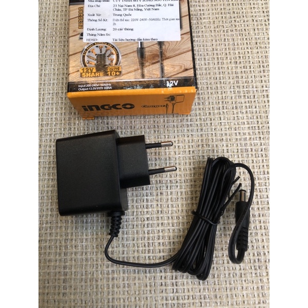 Adapter sạc pin Lithium-Ion S12V INGCO FCLI12071