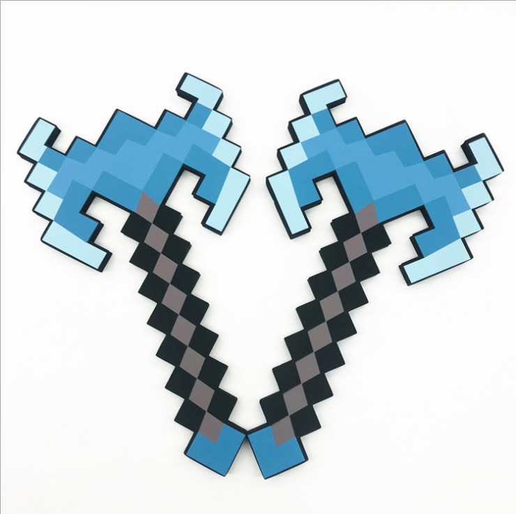 Combo kiếm cúp rìu thần minecraft