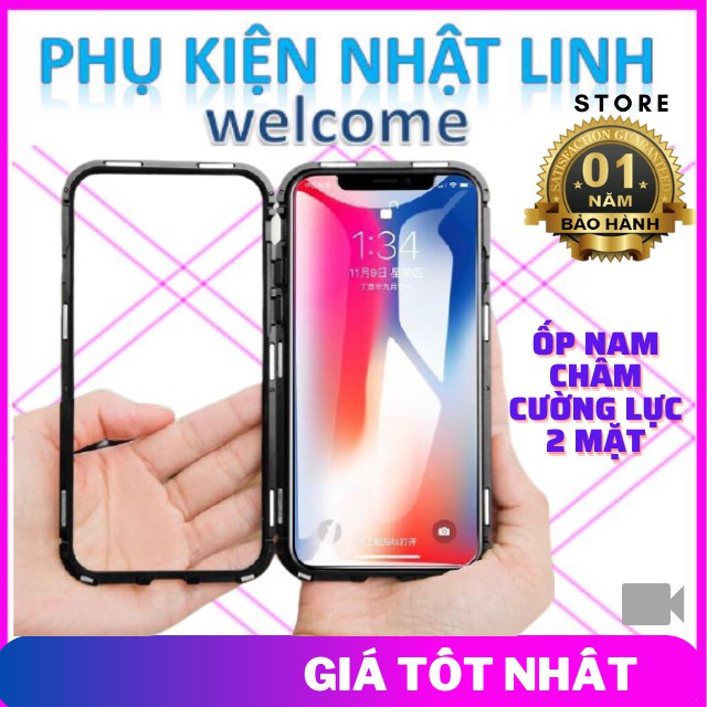 ỐP HÍT NAM CHÂM CƯỜNG LỰC 2 MẶT IPHONE 7G,8G,7P,8P,X,XS,XS MAX,XR,IPHONE 11,11 PRO,11 PRO MAX