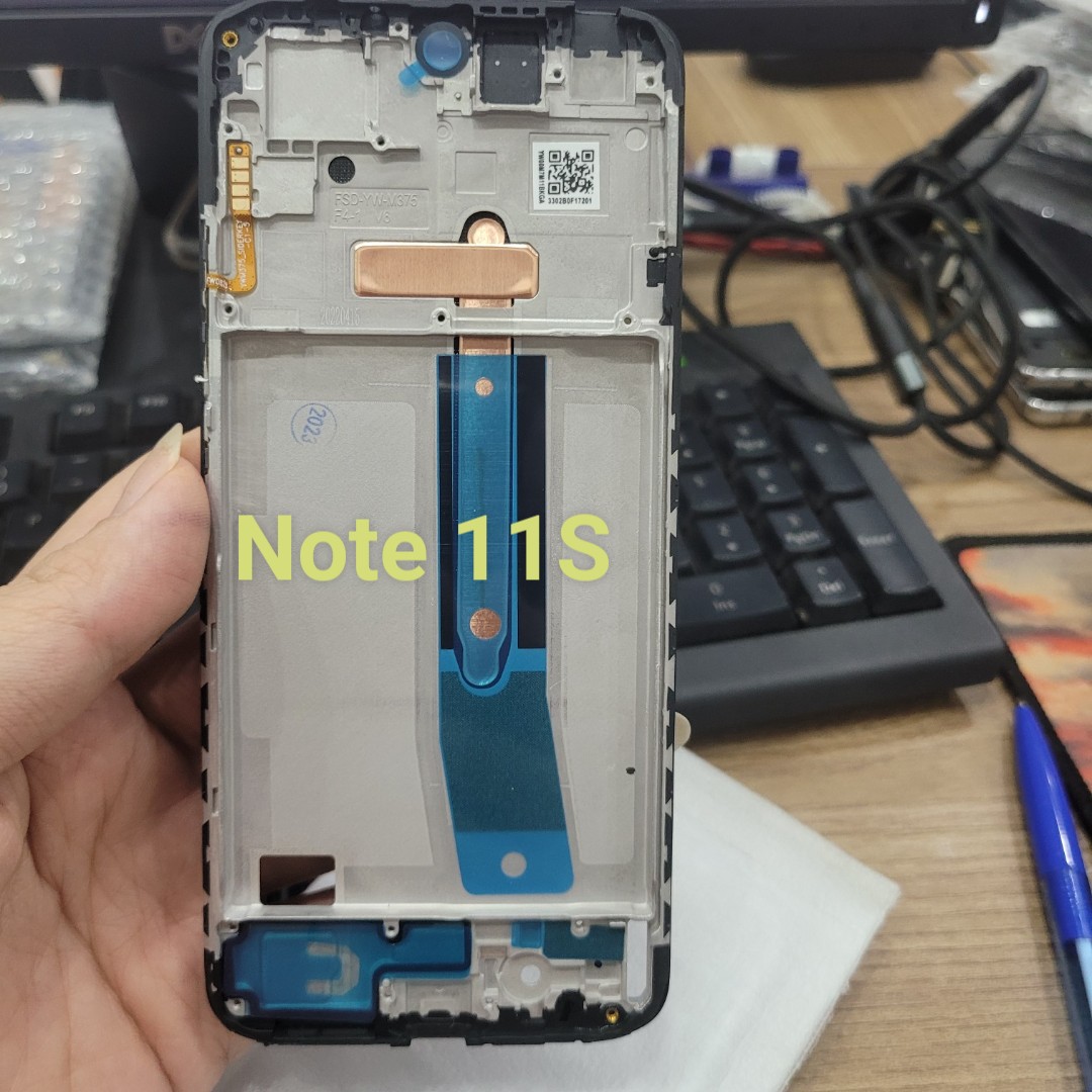 Khung xương đỡ màn hình xiaomi redmi note 11 4g / redmi note 11s 4g, loại zin