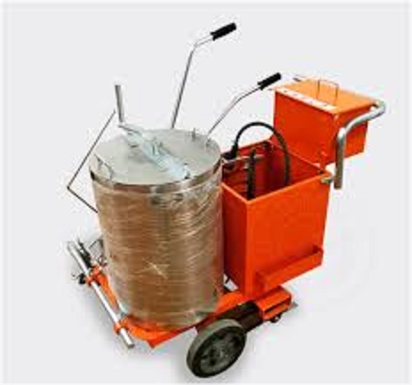 Máy sơn vạch kẻ đường đun nóng trực tiếp kz210.