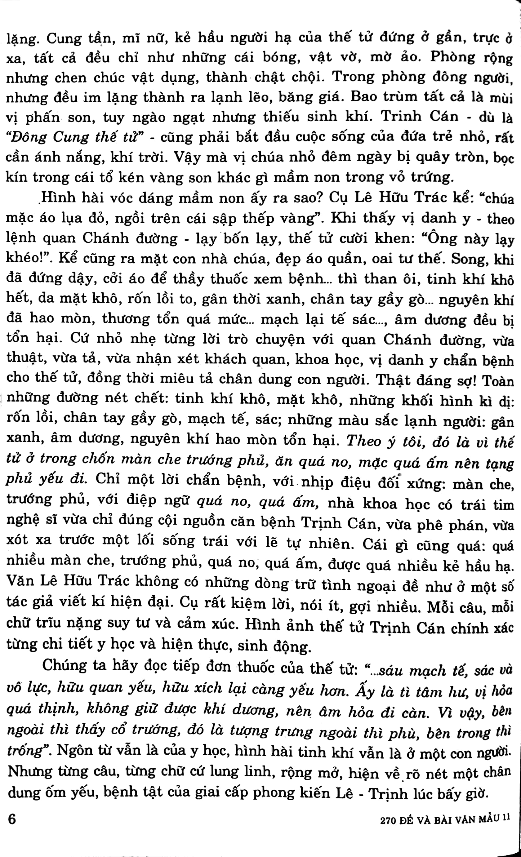 Fahasa - 270 Đề & Bài Văn Mẫu Lớp 11