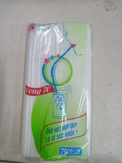 2 TÚI ỐNG HÚT NHỰA SỬ DỤNG 1 LẦN