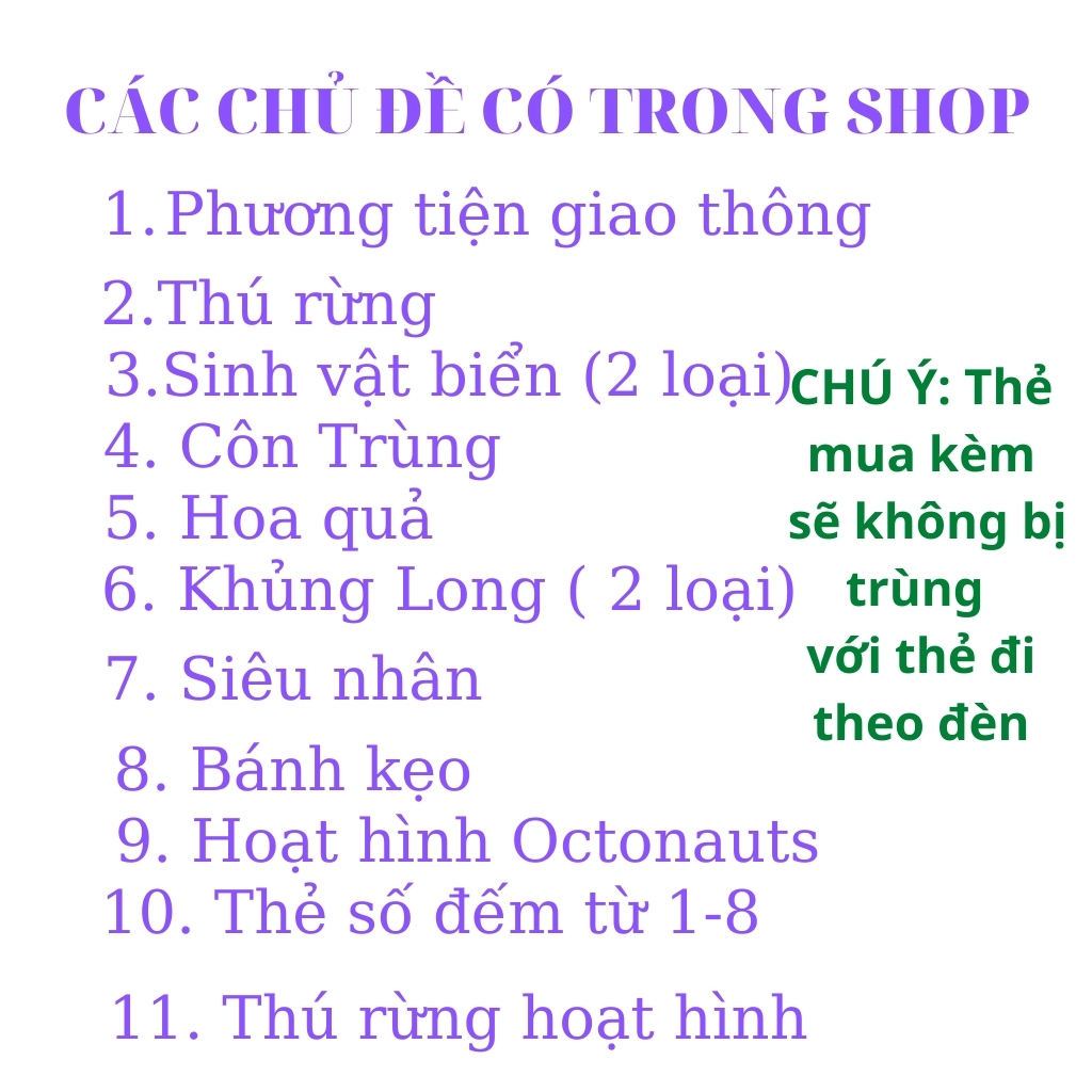 Đèn pin chiếu hình cho bé 24 hình động vật sắc nét