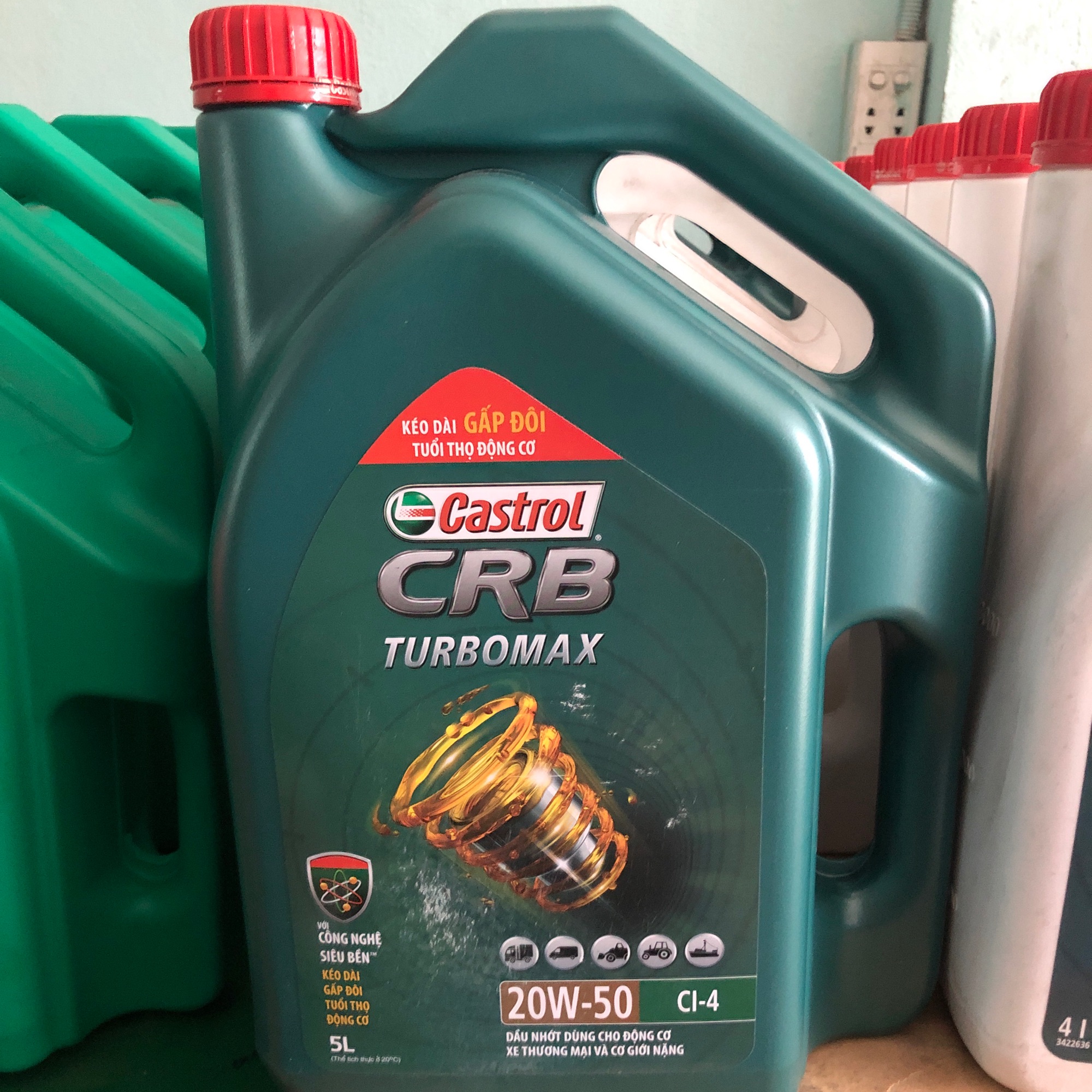 Nhớt Castrol CRB Turbomax 20W-50 5L