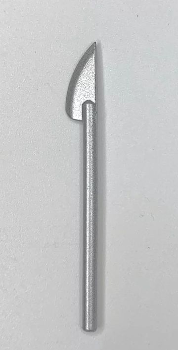 Phụ kiện 1 cái phóng dài 6cm in 3D sơn bạc cho Minifigures - Đồ chơi Lắp ghép Mini Army Mô hình MOC Ninjago