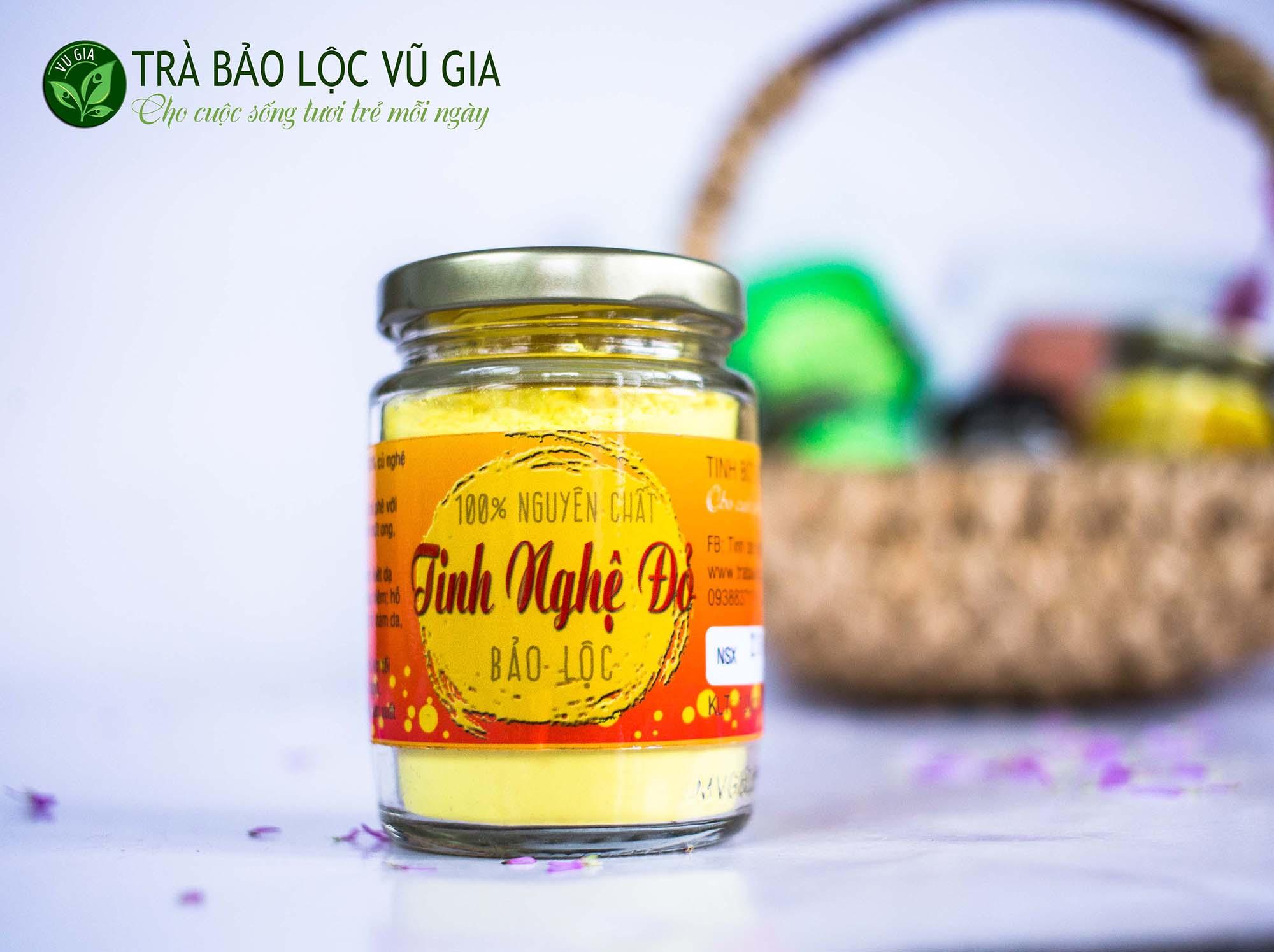 Combo 2 Tinh Bột Nghệ Đỏ Nguyên Chất Vũ Gia (100g/túi)
