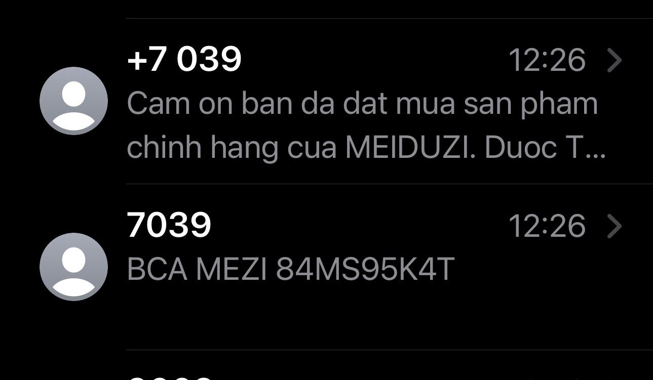 Kem chống meiduzi  tem BCA( check tem của BCA )