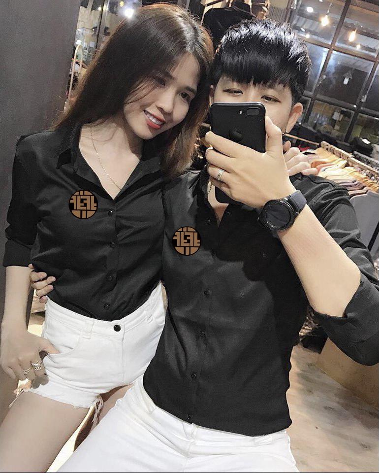 Áo sơ mi nam phối phối tay siêu đẹp