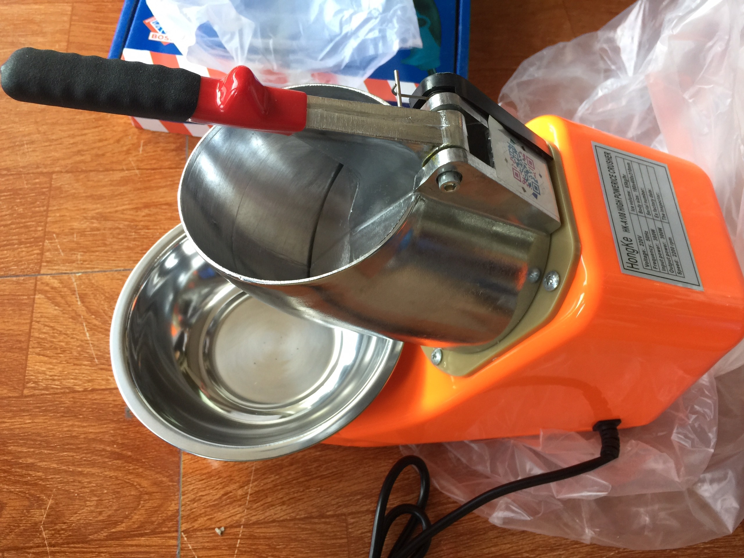 Máy xay đá tuyết, máy bào đá, máy xay đá bào 2 lưỡi