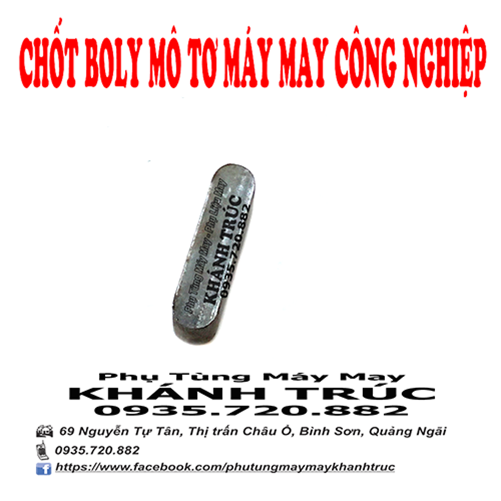 Chốt boly mô tơ máy may công nghiệp