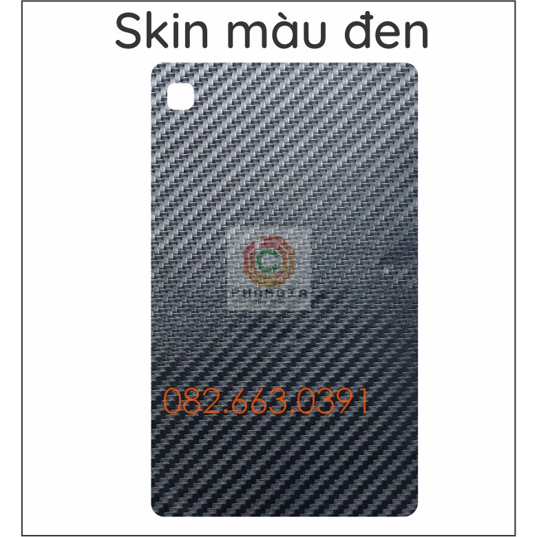 Dán Mặt Lưng Skin Carbon Samsung Tab A7 Lite