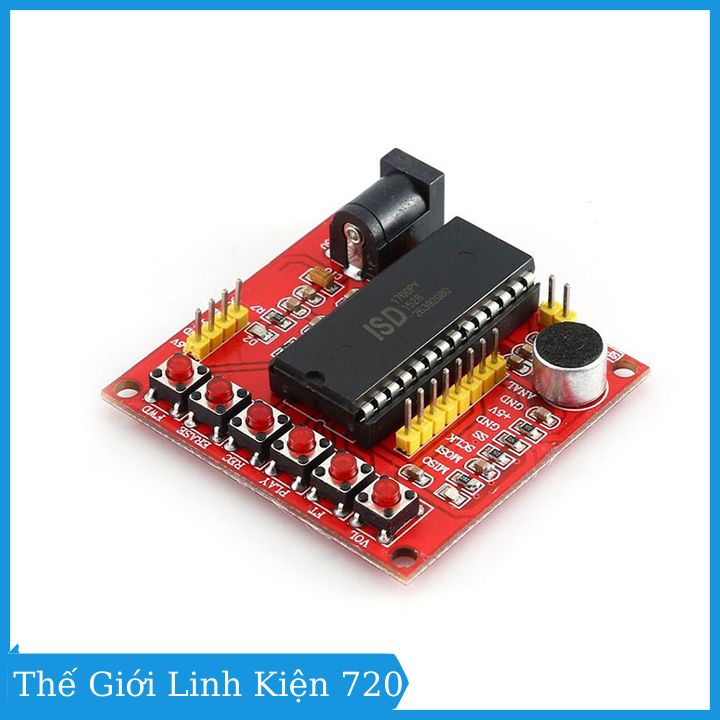 Module ISD1760 Thu Âm Thanh - Phát Âm Thanh 75s