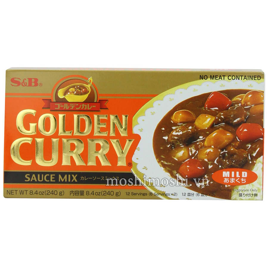Viên cà ri ngọt - golden curry mild 240g nhật bản