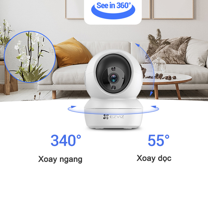 Ezviz H6C Pro 3Mp 2K Wifi Ip Camera