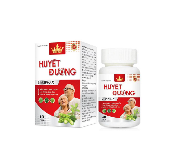 Thuoc  Huyết Đường kingphar (T.Đ Kingphar mẫu mới ) - Giúp kiểm soát, ổn định đường huyết , giảm nguy cơ biến chứng tiểu đường - Nguyên liệu từ thảo mộc thiên nhiên
