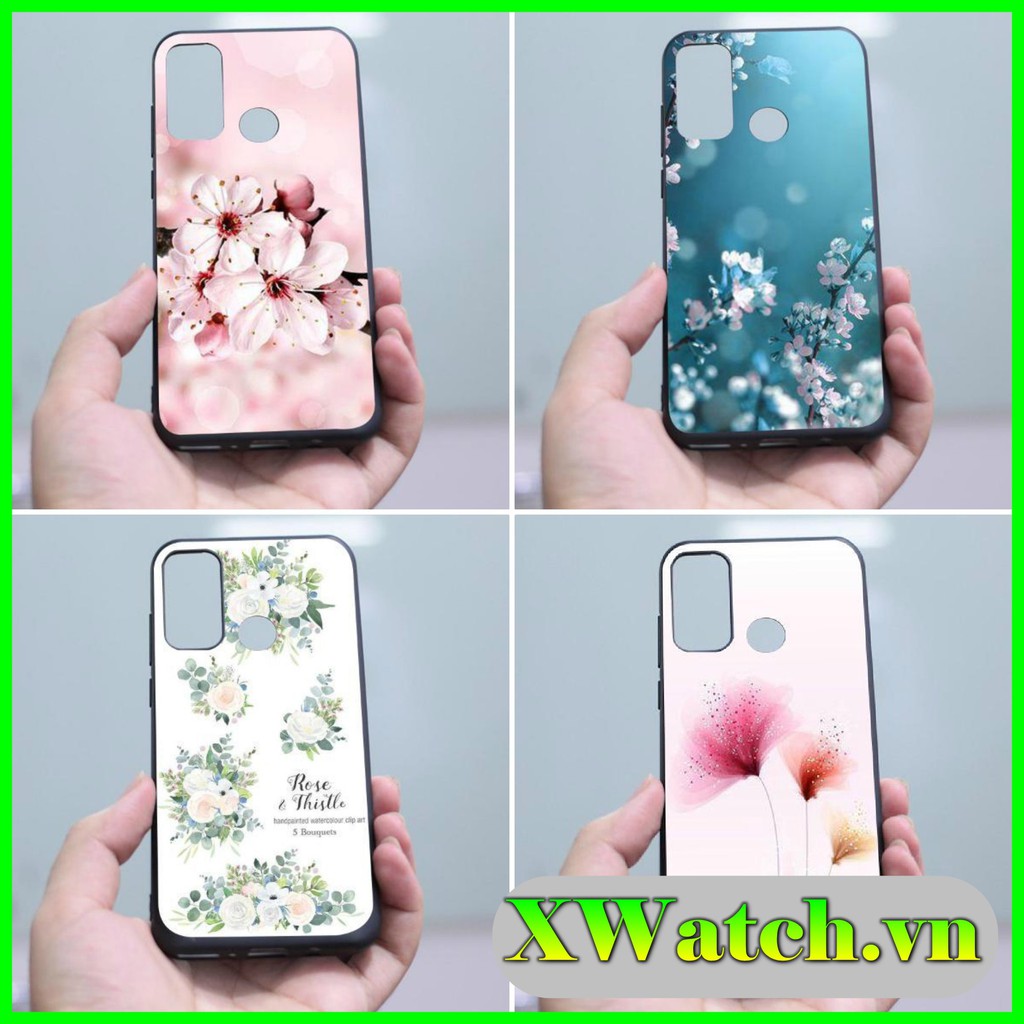 Ốp lưng dẻo tpu vsmart star 5 live 4 / joy 4 in hình hoa lá