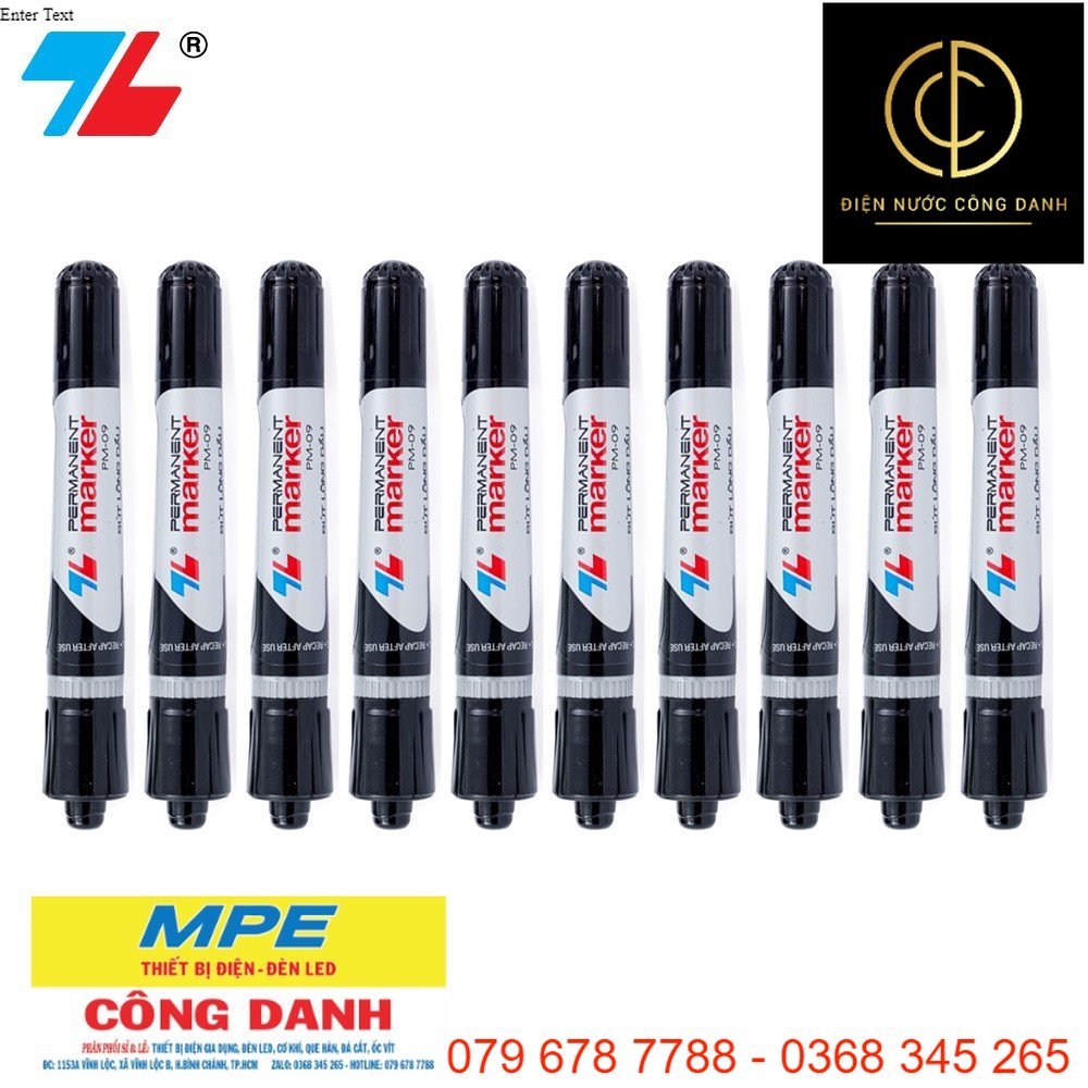 Combo 10 Bút lông dầu Thiên Long PM-09