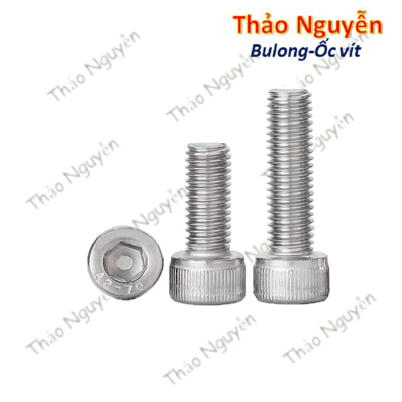 ốc lục giác đầu trụ M8 INOX 304
