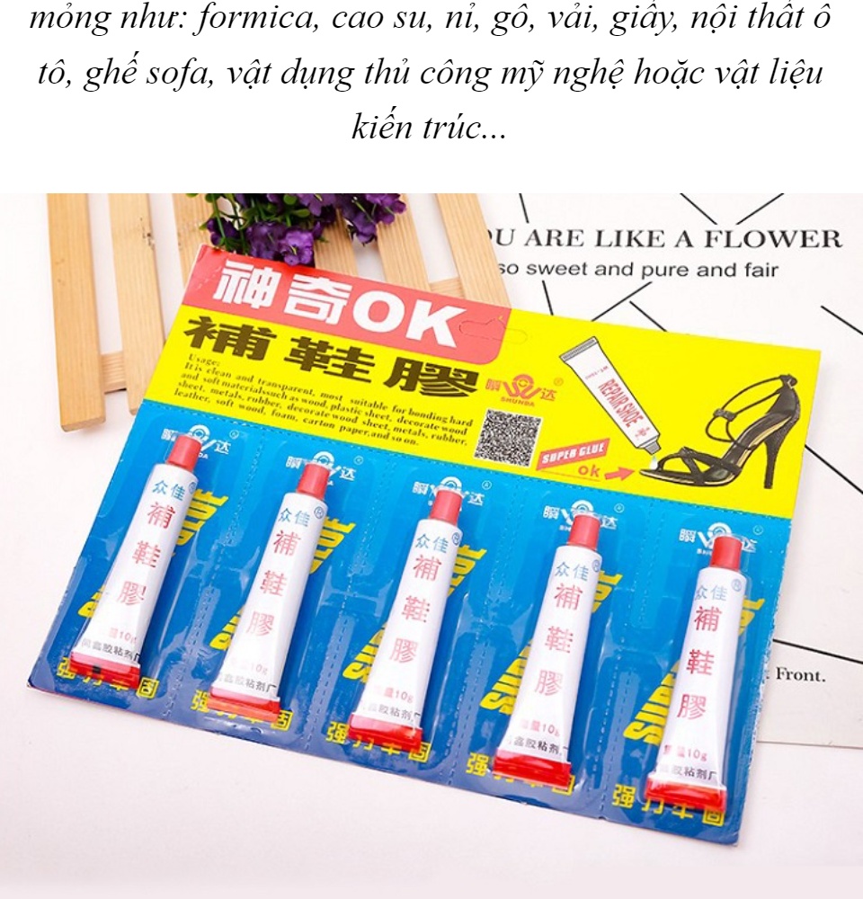 Bộ 2 Keo Dính Giày Dép Con Chó