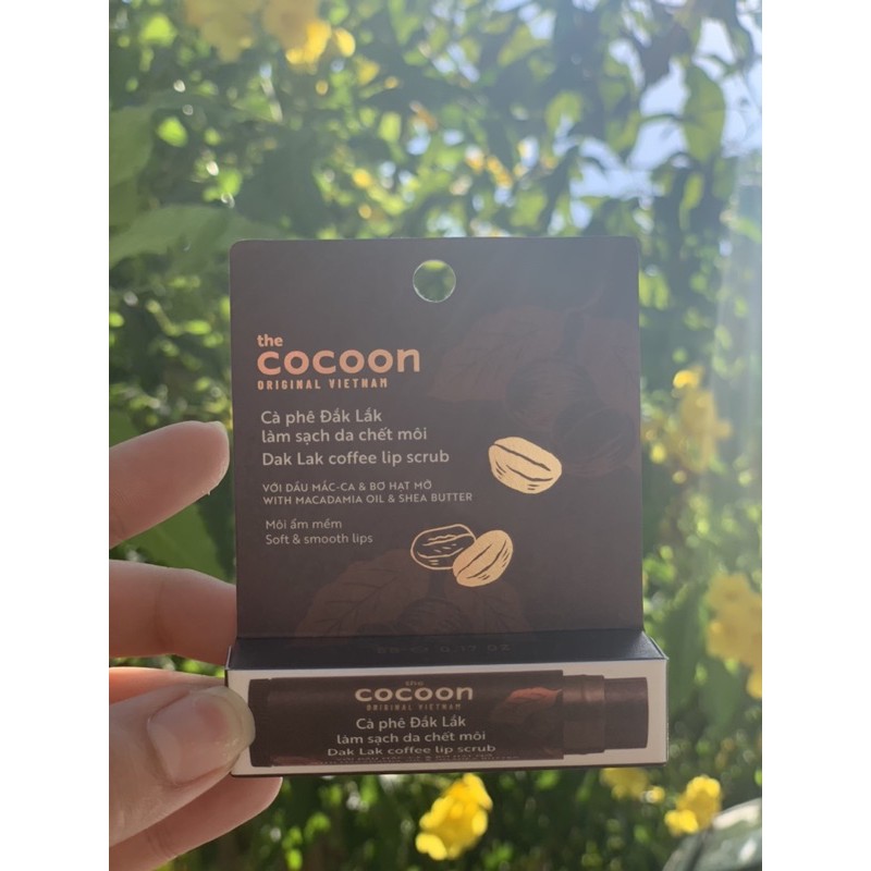 [HCM]Son tẩy da chết môi Cocoon từ Cà Phê Đăk Lăk 5g
