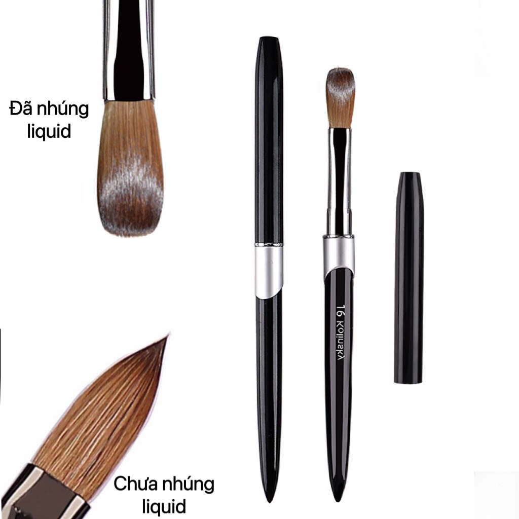 Cọ đắp bột lông chồn số 18 Kolinsky chính hãng cao cấp 1146