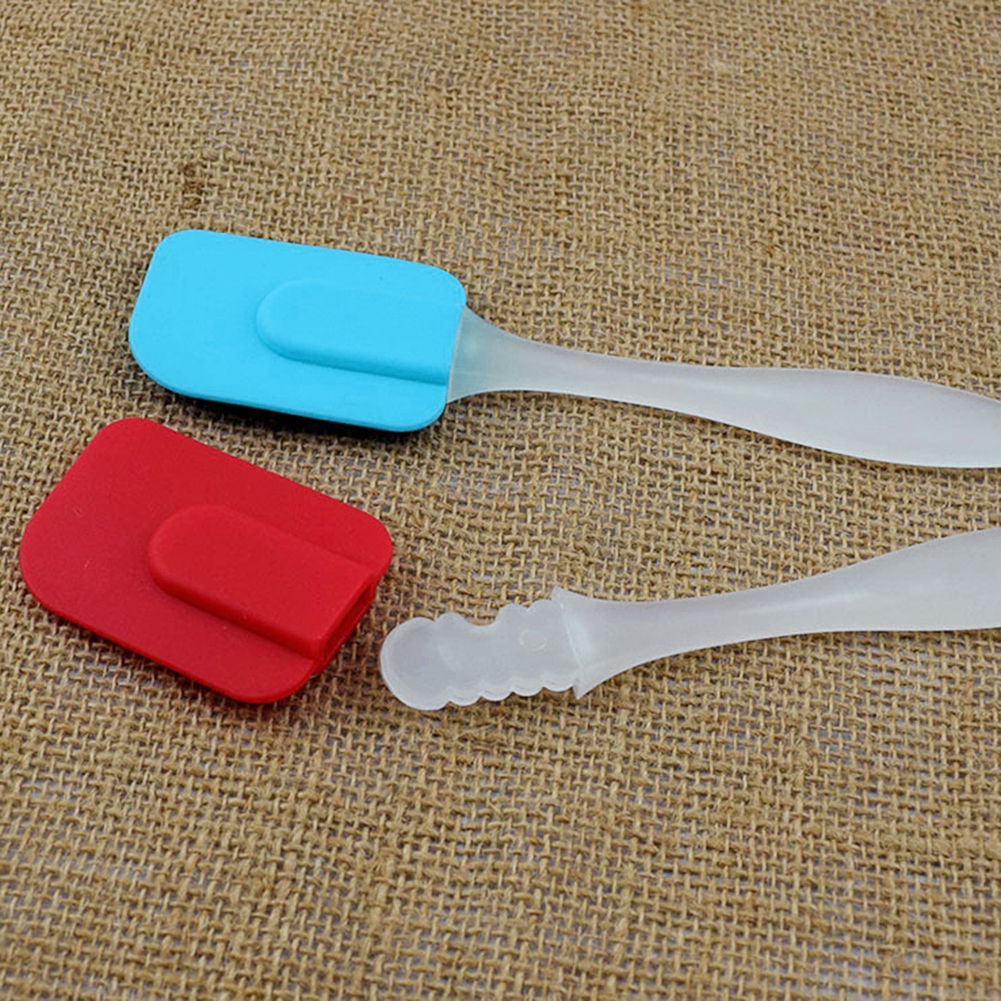 Silicone Cake Spatula Heat Resistant Cream Butter Scraper Kitchen Baking ToolSmall Silicone Spatula Silicone Cake Cream Spatula High Temperature Resistant Mixing Spatula Baking Spatula Tool