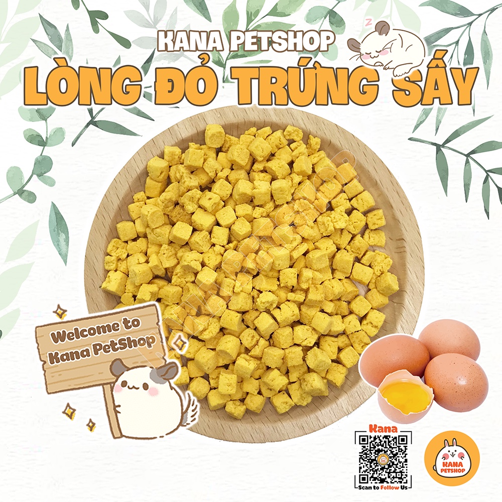 Lòng Đỏ Trứng Gà Sấy Đồ Ăn Dặm Hamster🐹FREESHIP🐹 Thức Ăn Cho Hamster Đồ Ăn Dặm Dành Cho HamsterSóc Bay ÚC Sóc