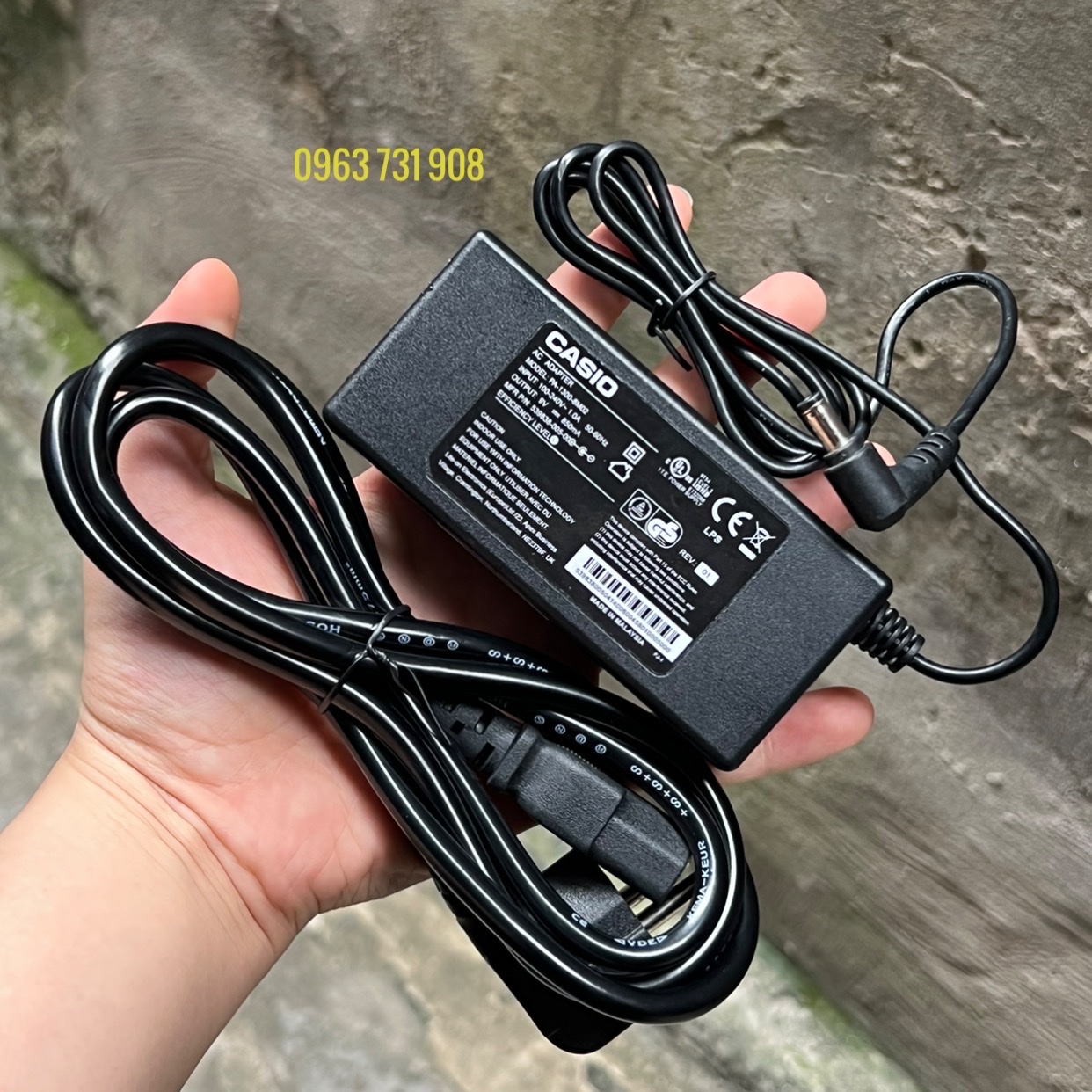 Dây nguồn đàn Casio 9V-850mA chất lượng cao