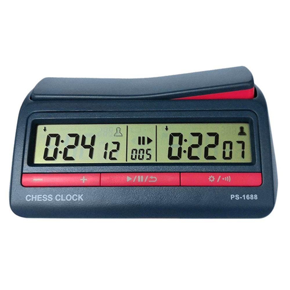 DARNELL Durable Game Clock Chess Competition Digital Timer Chess Clock International Checkers Advanced Count Up Down Board Game Playing Board Game Accessory Chess Games Tools Game Timer