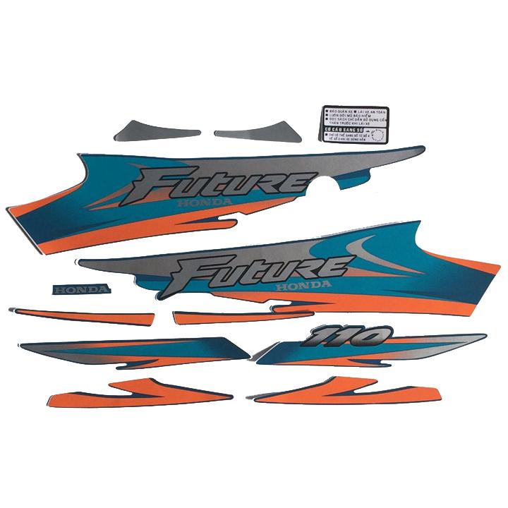 Bộ decal xe Future 1 đời 2000 các màu lựa chọn cho tem dán xe máy