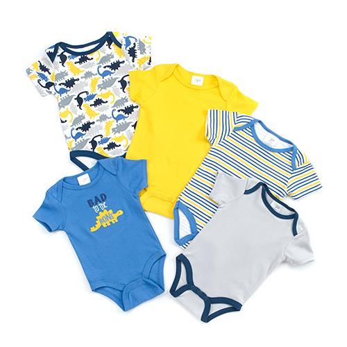 Set 5 bộ body tam giác cho bé trai