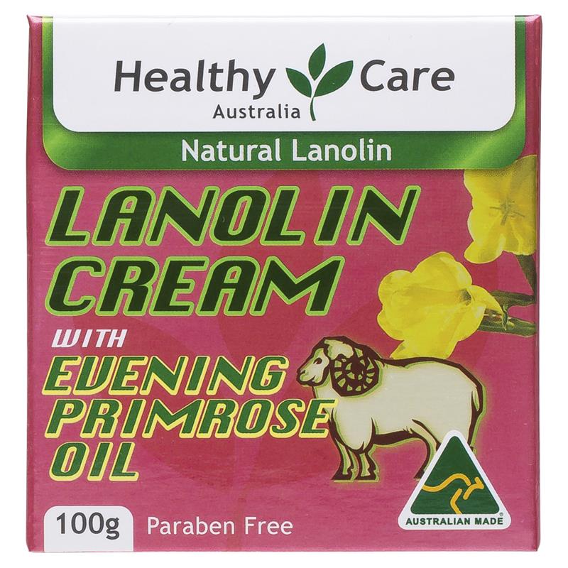 Kem Dưỡng Ẩm Nhau Thai Cừu Healthy Care Lanolin Cream With Evening Primrose Oil 100g
