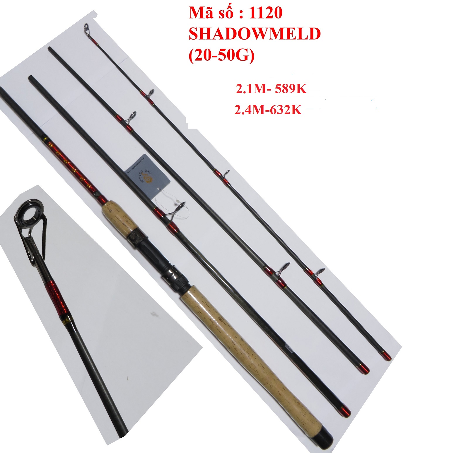 Cần Câu Cá 4 KHÚC SHADOWMELD (HÀNG TRƯNG BÀY ) SIÊU HẠ GIÁ