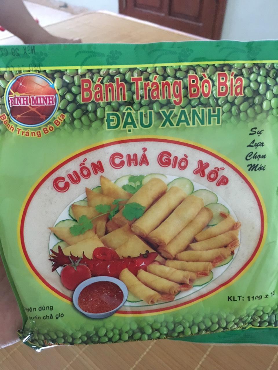 Bánh tráng bò bía đậu xanh 10 tệp