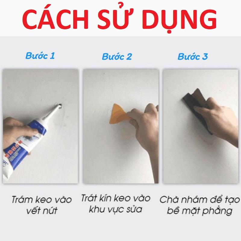 COMBO 3 TUÝP KEO VÁ TƯỜNG TIỆN DỤNG