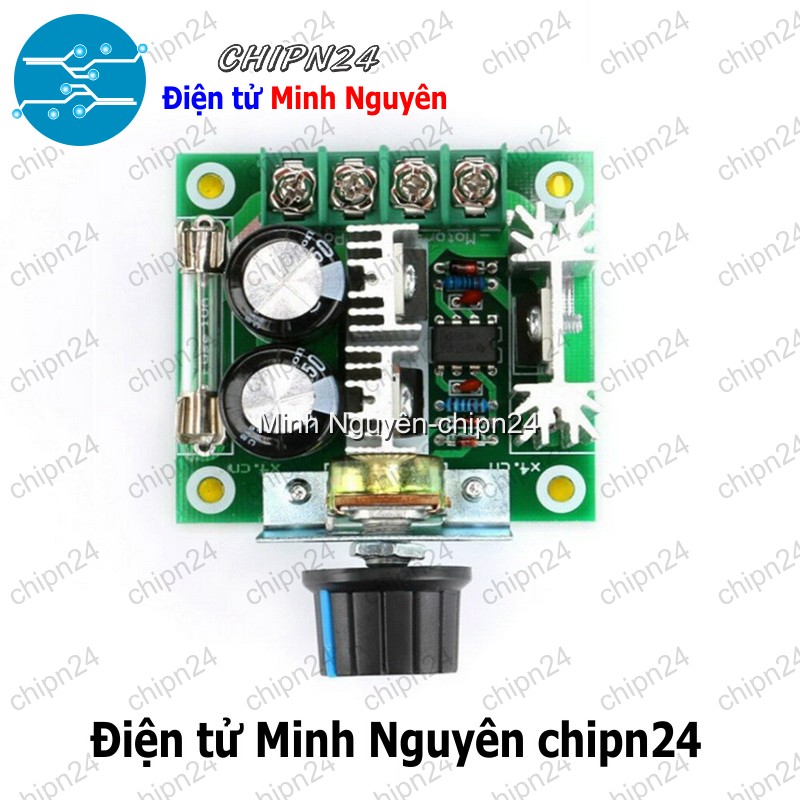 [1 cái] (Q100) Dimmer DC 10A 12V 24V 30V 36V - HH001625