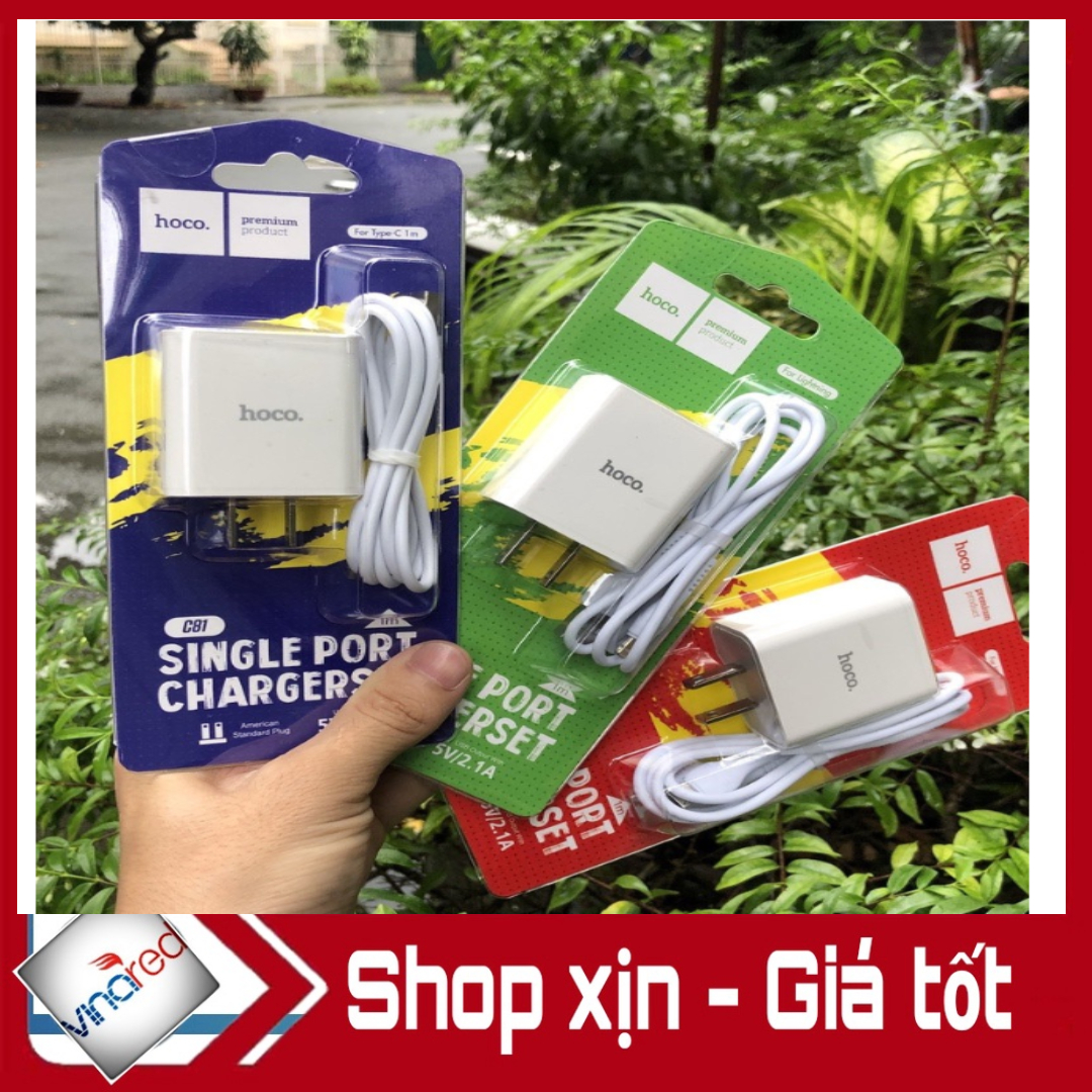 Bộ sạc hoco c81 cổng micro ss