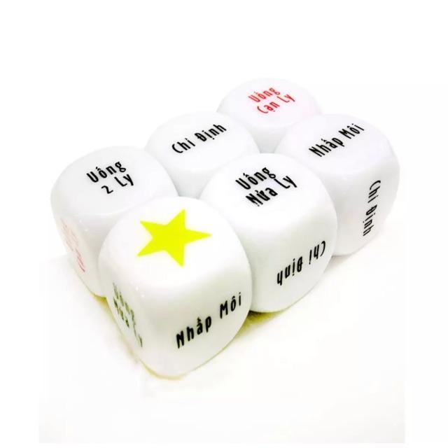 [HCM]Bộ 5 hạt xí ngầu 4 mặt ăn nhậu chỉ định cực vui