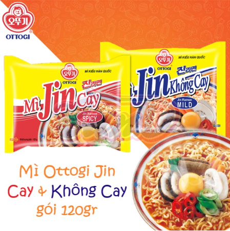 [HCM]Mì Jin Không Cay Ottogi Hàn Quốc