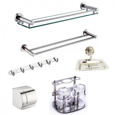 Phụ Kiện phòn tắm Inox 6 Món