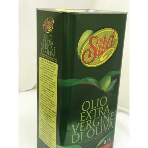 Dầu oliu Extra Virgin Sita 5L nhập khẩu Ý