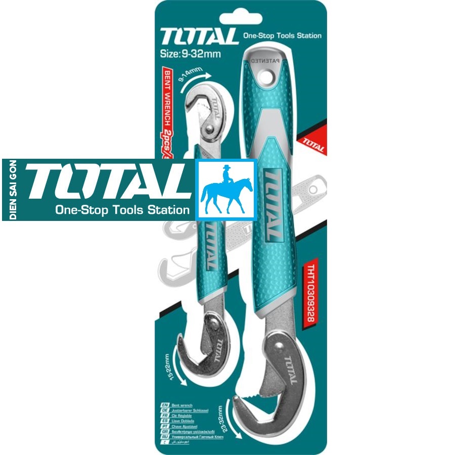 Bộ 2 mỏ lết đa năng INGCO HBWS110808 TBWS09328