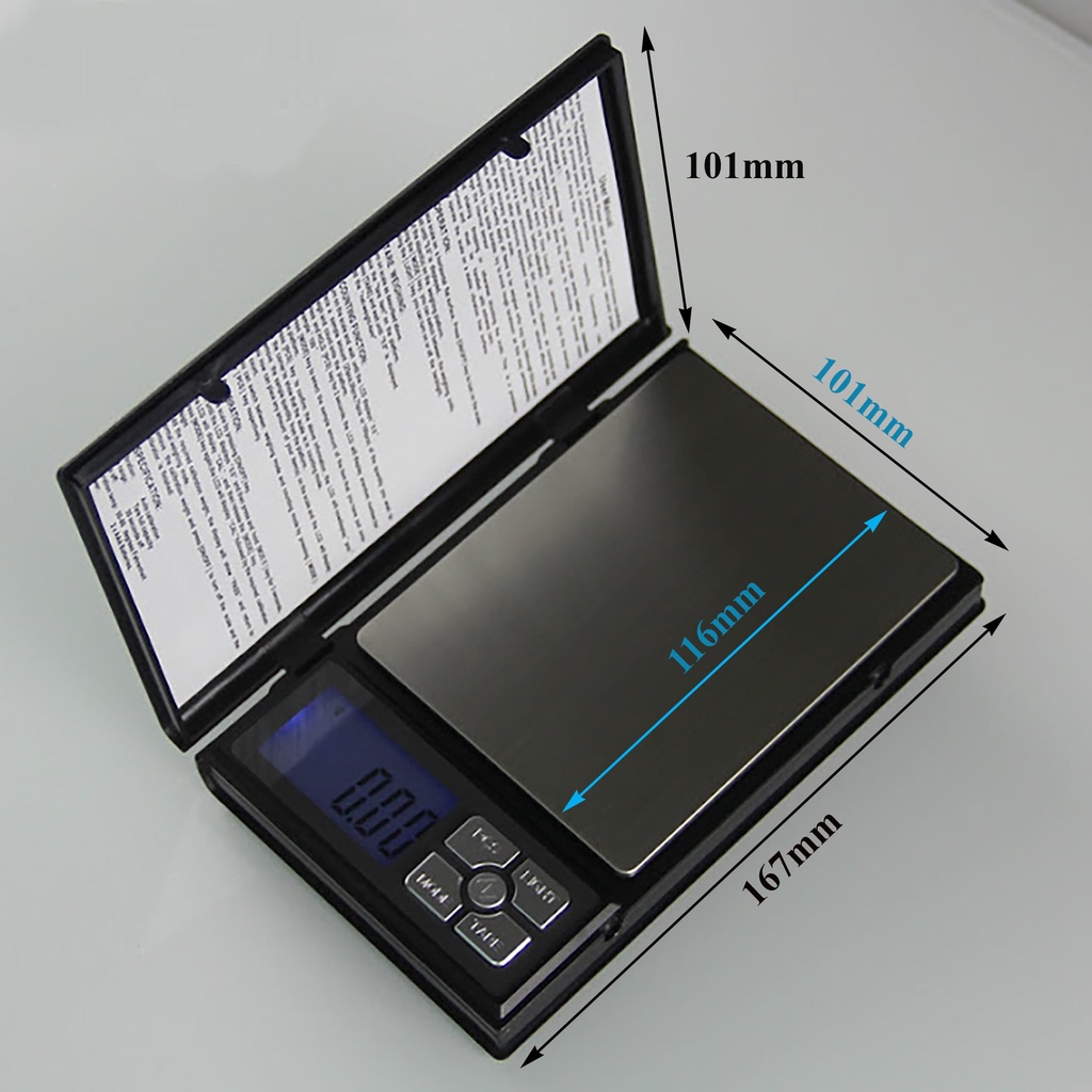Cân Tiểu Ly 500g x 0,01g NOTEBOOK