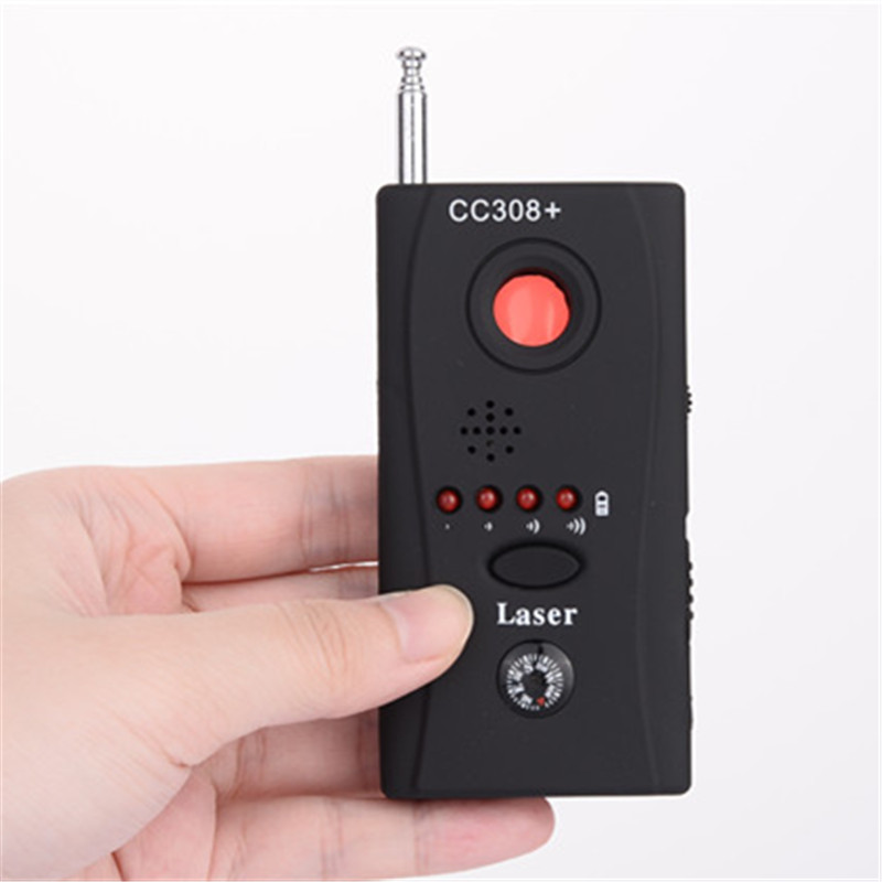 Máy phát hiện nghe lén, định vị, camera quay lén CC308+