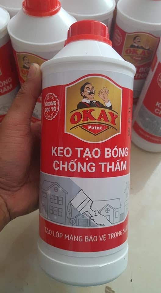 Keo bóng nước chai 1lit