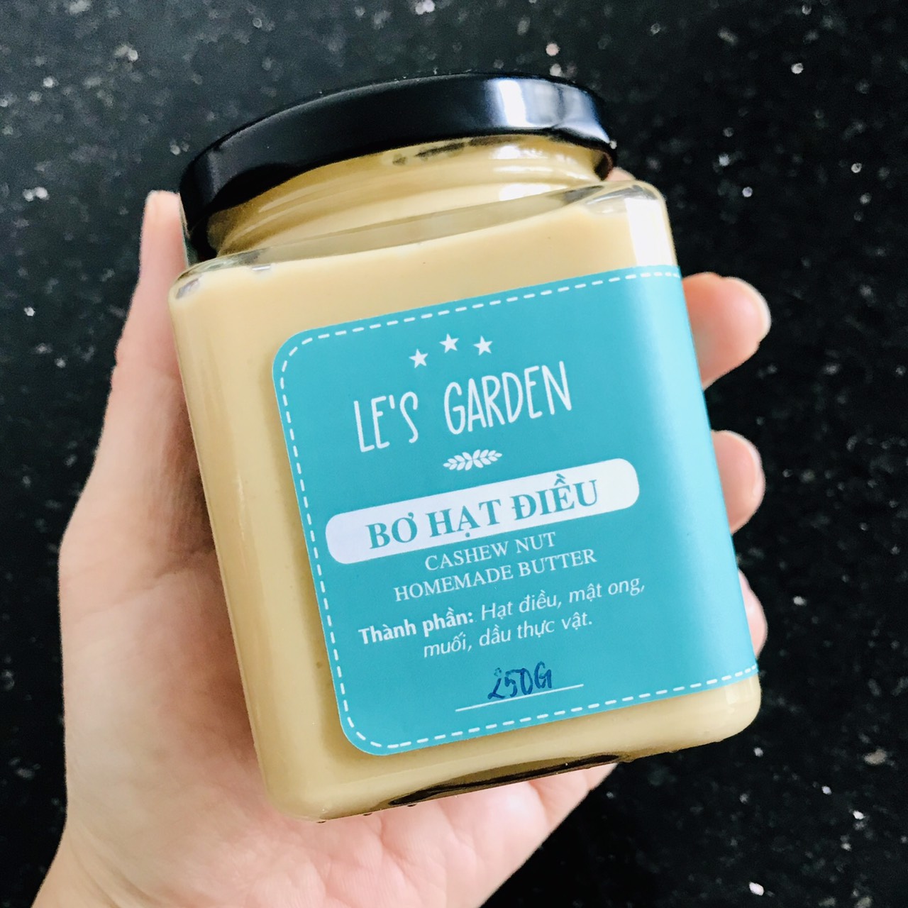 BƠ HẠT ĐIỀU NGUYÊN CHẤT - HŨ 250GR
