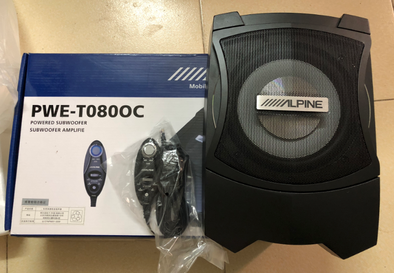 LOA SUB GẦM GHẾ ALPINE PWE- T080OC