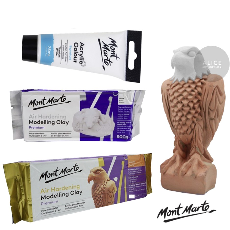 Đất Sét Tự Khô Mont Marte Premium Air Hardening Modelling